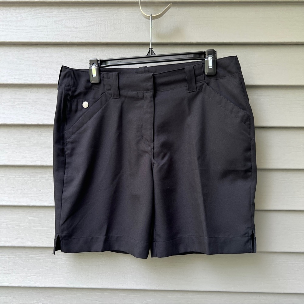 PGA Tour Black Golf Casual Shorts Pockets Women's Size 8